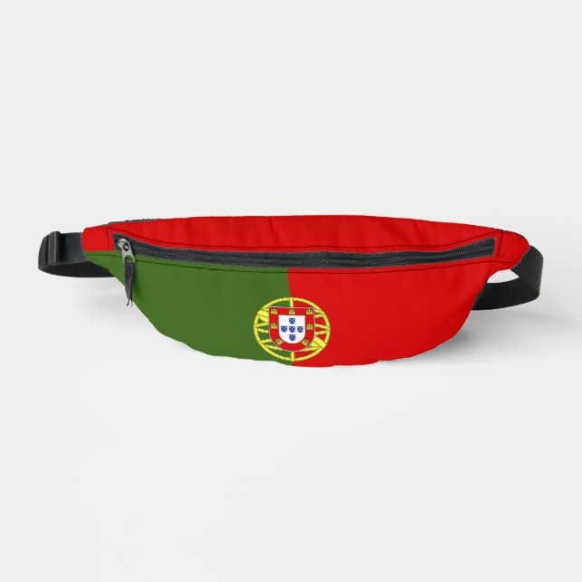 Portugal flag fanny pack (Front)