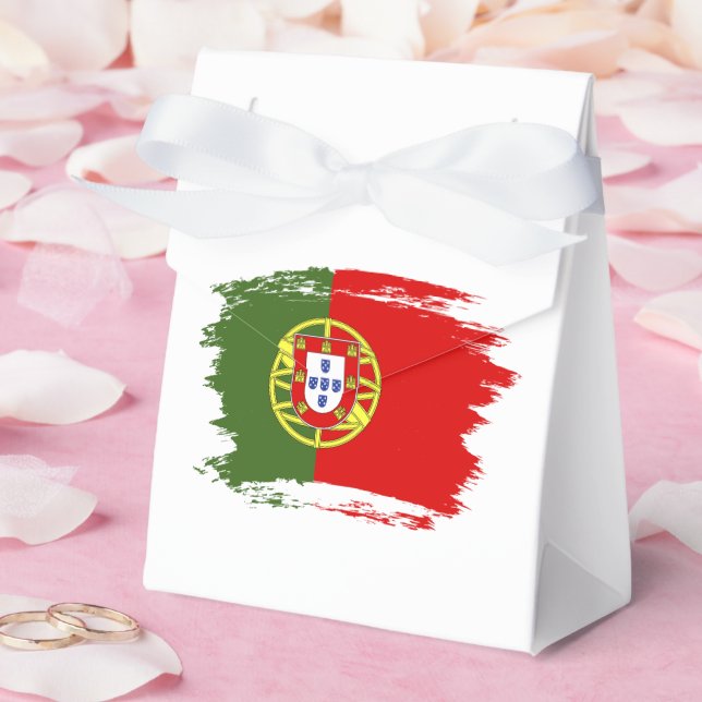 Portugal flag favor boxes (Wedding)