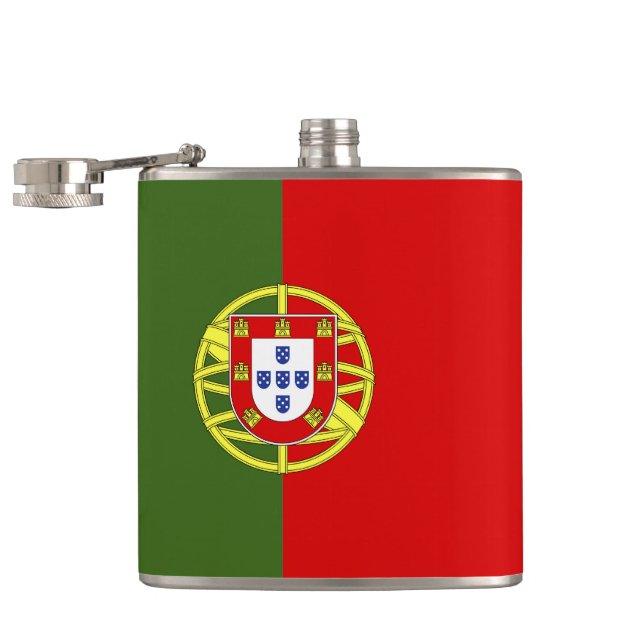 Portugal flag flask (Opened)