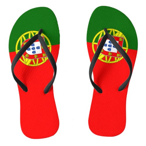 Portugal Flag Flip Flops