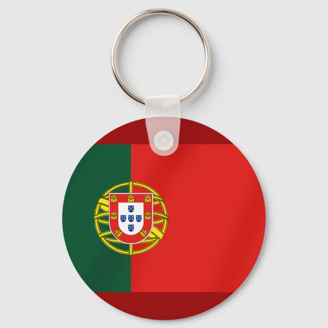 Portugal Flag for Portuguese speakers Keychain (Front)