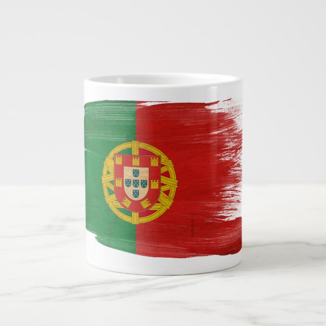 Portugal Flag Giant Coffee Mug (Front)