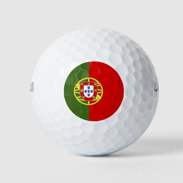 Portugal flag golf balls (Front)
