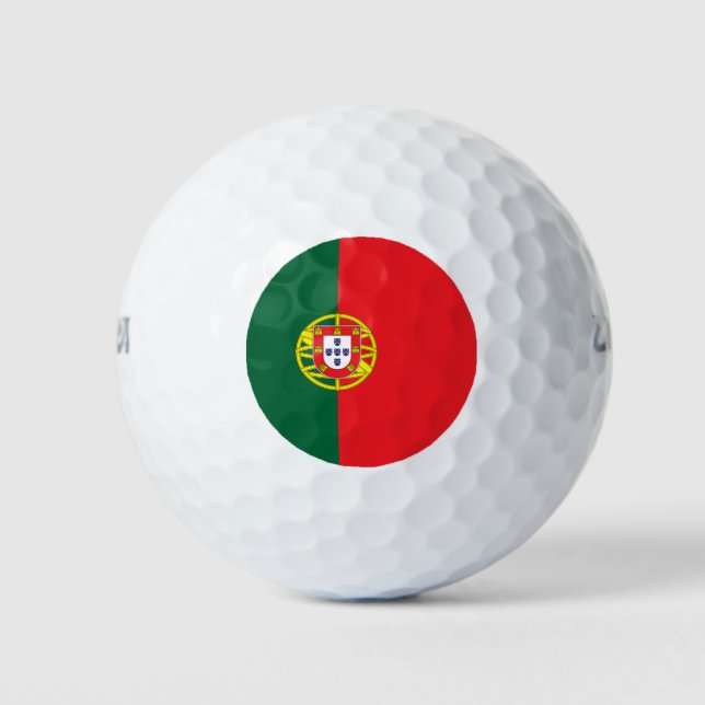 Portugal Flag Golf Balls (Front)