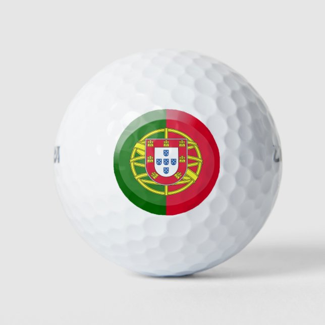 Portugal flag golf balls (Front)