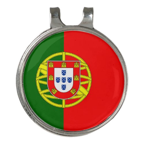 Portugal Flag Golf Hat Clip