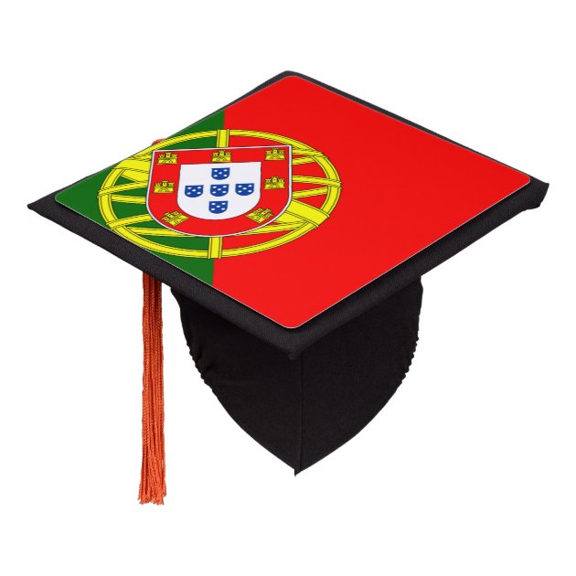 Portugal Flag Graduation Cap Topper