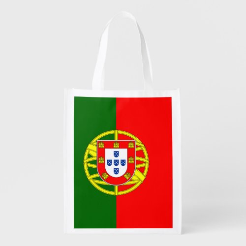 Portugal Flag Grocery Bag