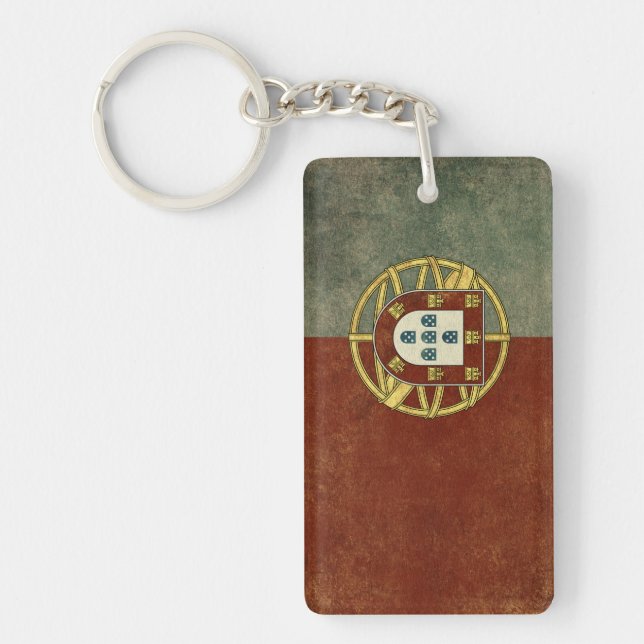 Portugal Flag Key Chain Souvenir (Front)