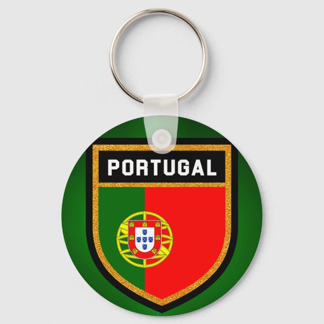 Portugal Flag Keychain (Front)