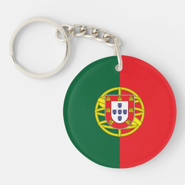 Portugal Flag Keychain (Front)