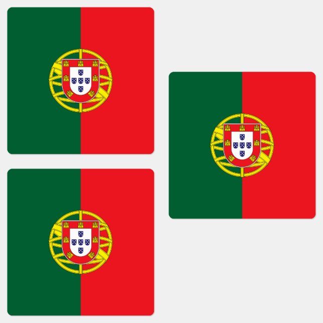 Portugal Flag Labels (Group)