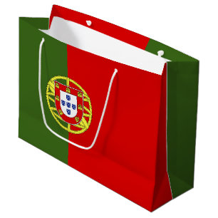 Portugal flag large gift bag