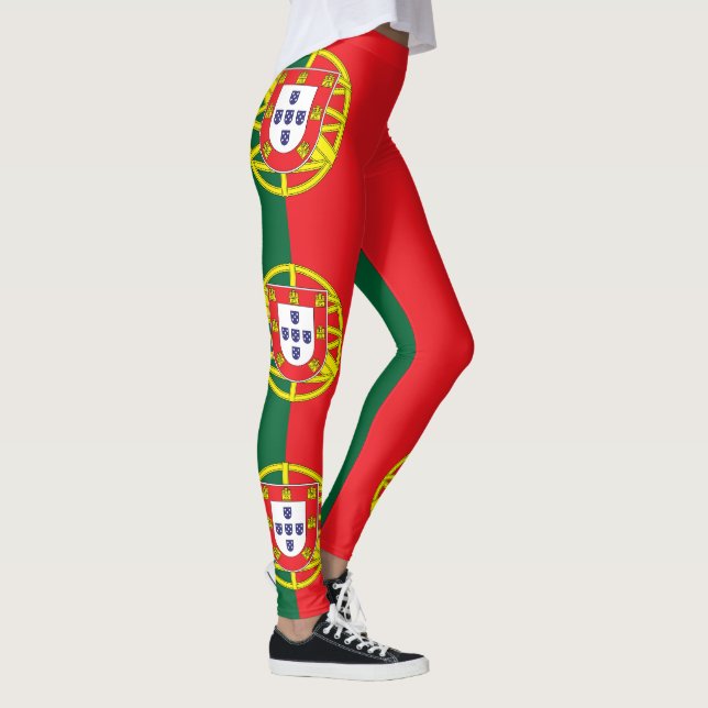 Portugal Flag Leggings (Right)