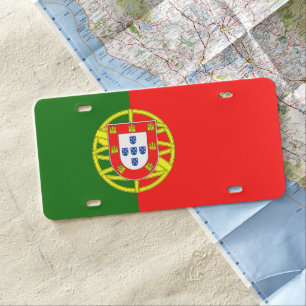 Portugal Flag License Plate