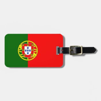 Portugal Flag Luggage Tag by AZ_DESIGN at Zazzle