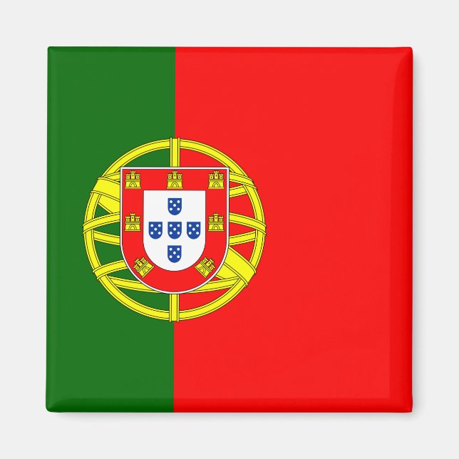 Portugal Flag Magnet (Front)