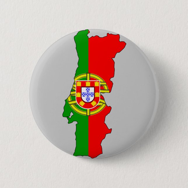 Portugal flag map button (Front)