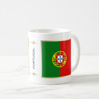 Portugal Flag + Map Mug