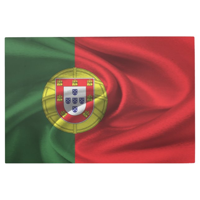 Portugal Flag Metal Print (Front)