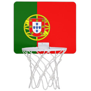 Portugal Flag Mini Basketball Hoop