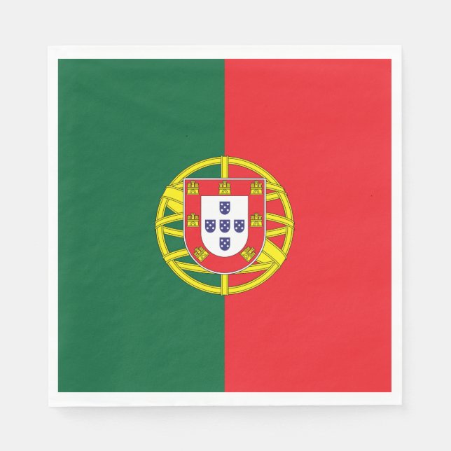 Portugal Flag Napkins (Front)