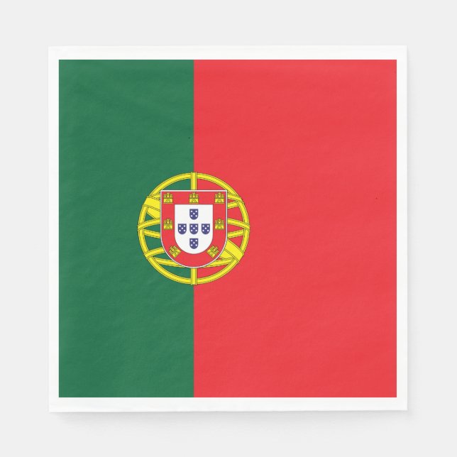 Portugal Flag Napkins (Front)