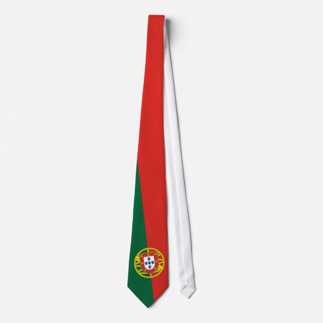 Portugal Flag Neck Tie (Front)