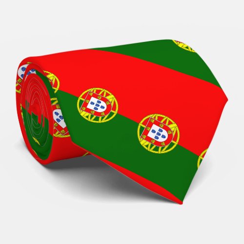 Portugal Flag Neck Tie