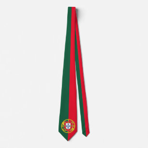 Portugal flag neck tie