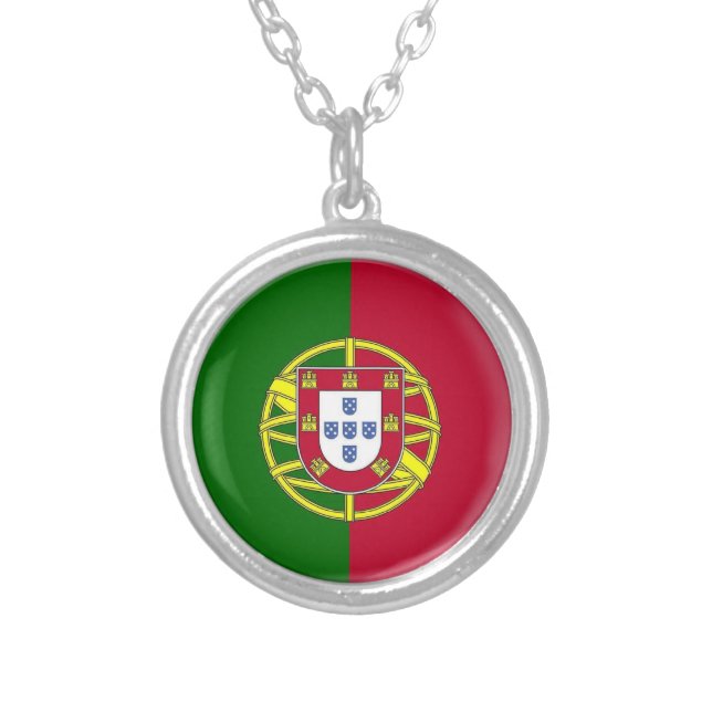 Portugal Flag Necklace (Front)