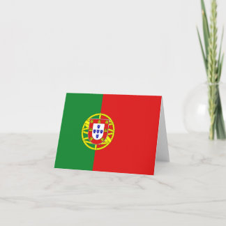 Portugal Flag Notecard