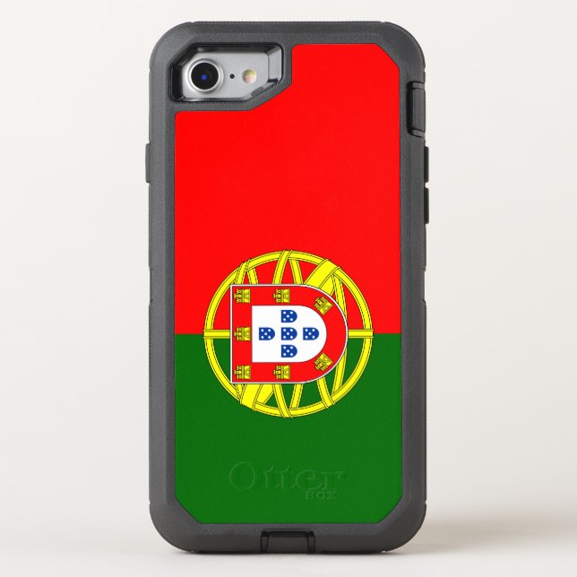 Portugal Flag Otterbox iPhone Case (Back)