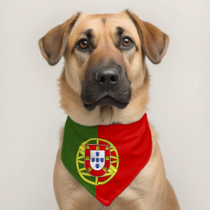 Portugal flag pet bandana collar