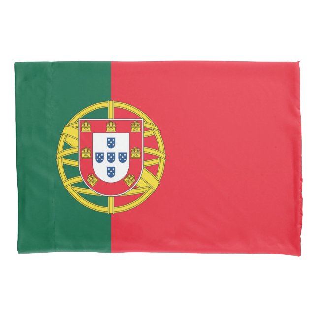 Portugal flag pillow case (Front)