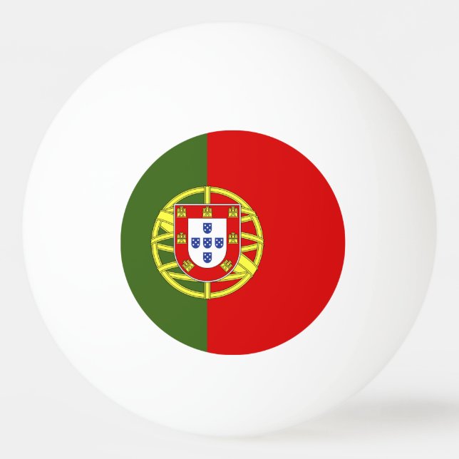 Portugal flag ping pong ball (Front)