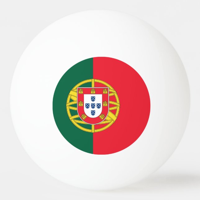 Portugal flag Ping-Pong ball (Back)