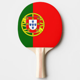 Portugal Flag Ping Pong Paddle