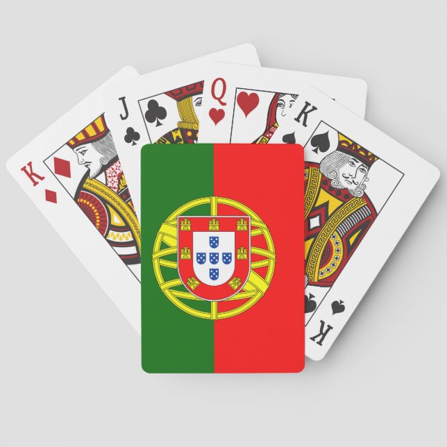 Portugal Flag Poker Cards (Back)