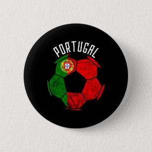 Portugal Flag Portuguese Pride Portuguese Soccer P Button