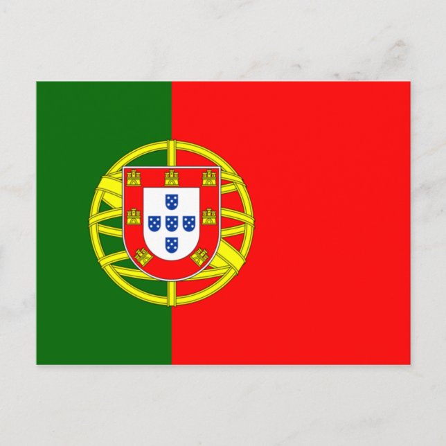 Portugal Flag Postcard (Front)