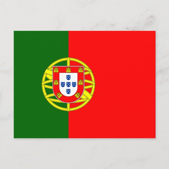 Portugal Flag Postcard (Front)
