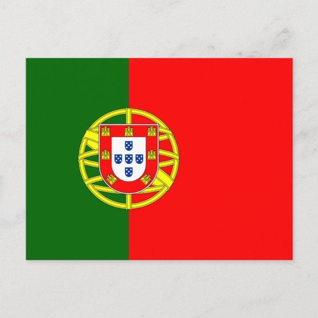Portugal Flag Postcard (Front)