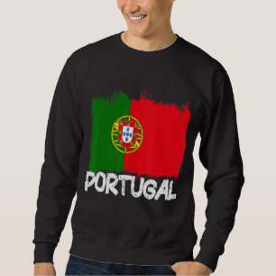 Portugal Flag Retro Vintage Sweatshirt