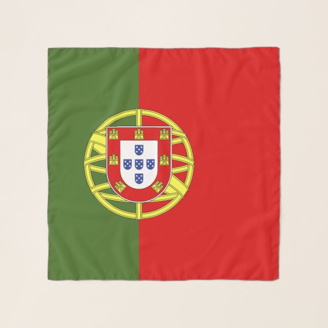 Portugal flag scarf (Front)