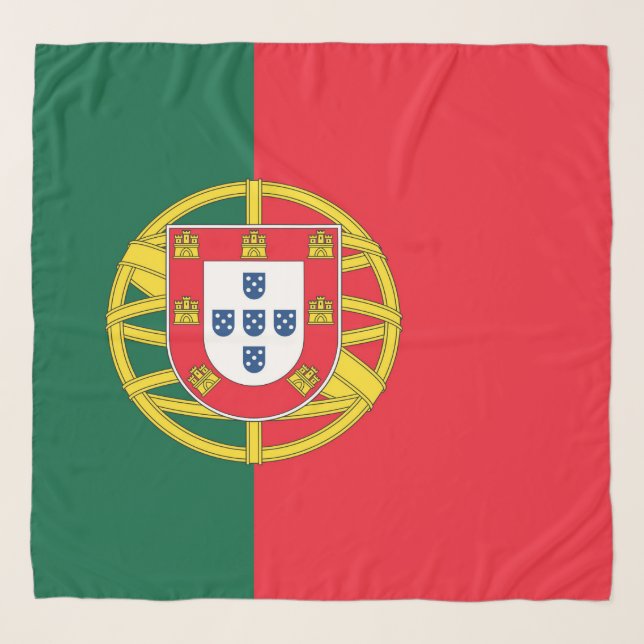 Portugal flag scarf (Front)