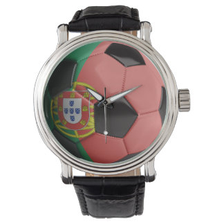 Portugal flag Soccer Ball Watch
