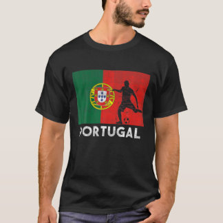 Portugal Flag Soccer Football Jersey Portugal Fan T-Shirt