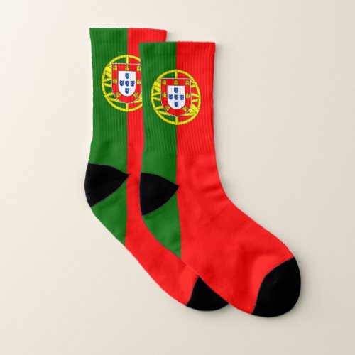 Portugal Flag Socks