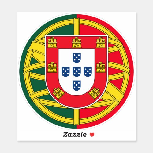 Portugal flag sticker